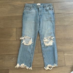 Free People Destroyed Denim